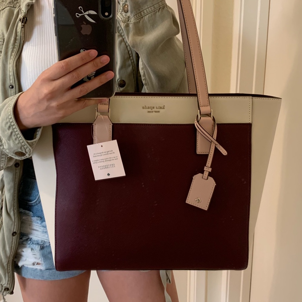 KATE SPADE CAMERON LARGE CHERRYWOOD LAPTOP KSNY - Picture 3 of 7